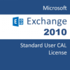 User Cal per Microsoft Exchange Server 2010 Standard