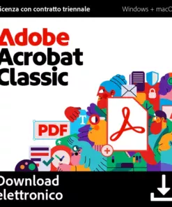 Adobe Acrobat Classic 2024 3 anni - Versione PC/MAC